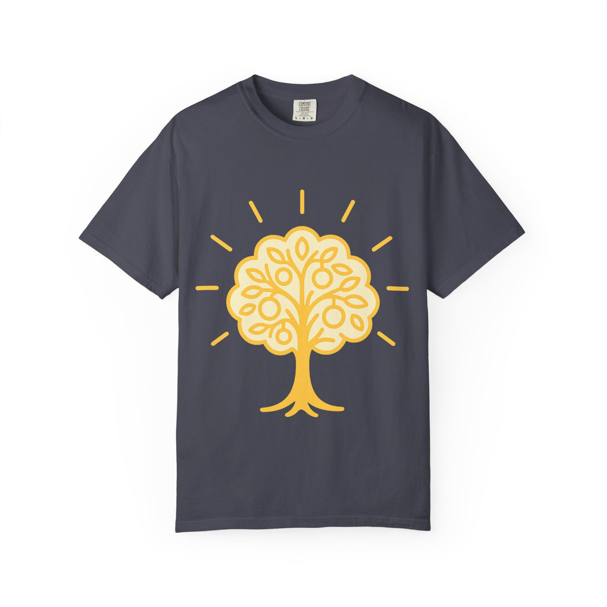 Color: Navy | Tree of Life Unisex Garment-Dyed T-shirt