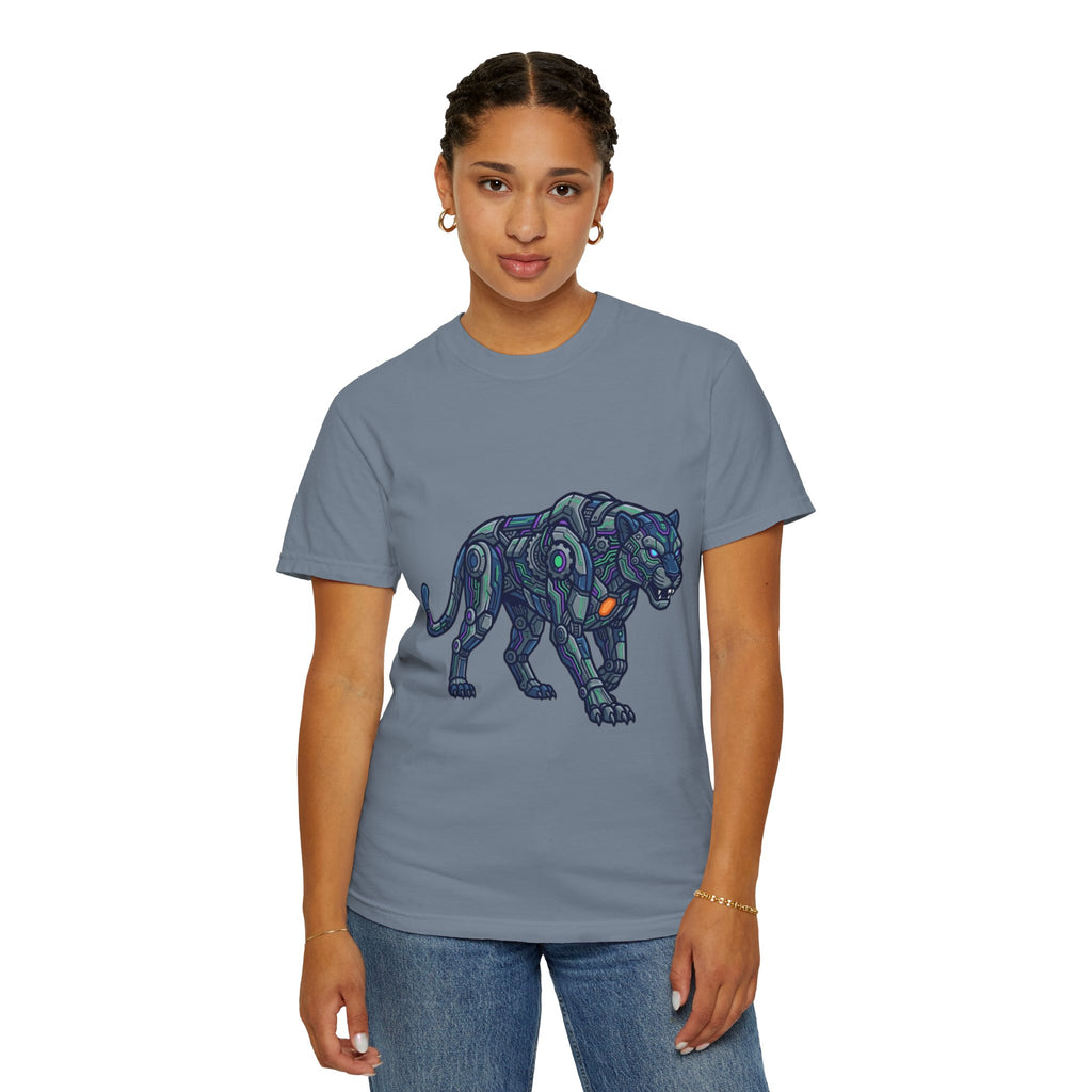 "Cyber Panther" Unisex Garment-Dyed Tee