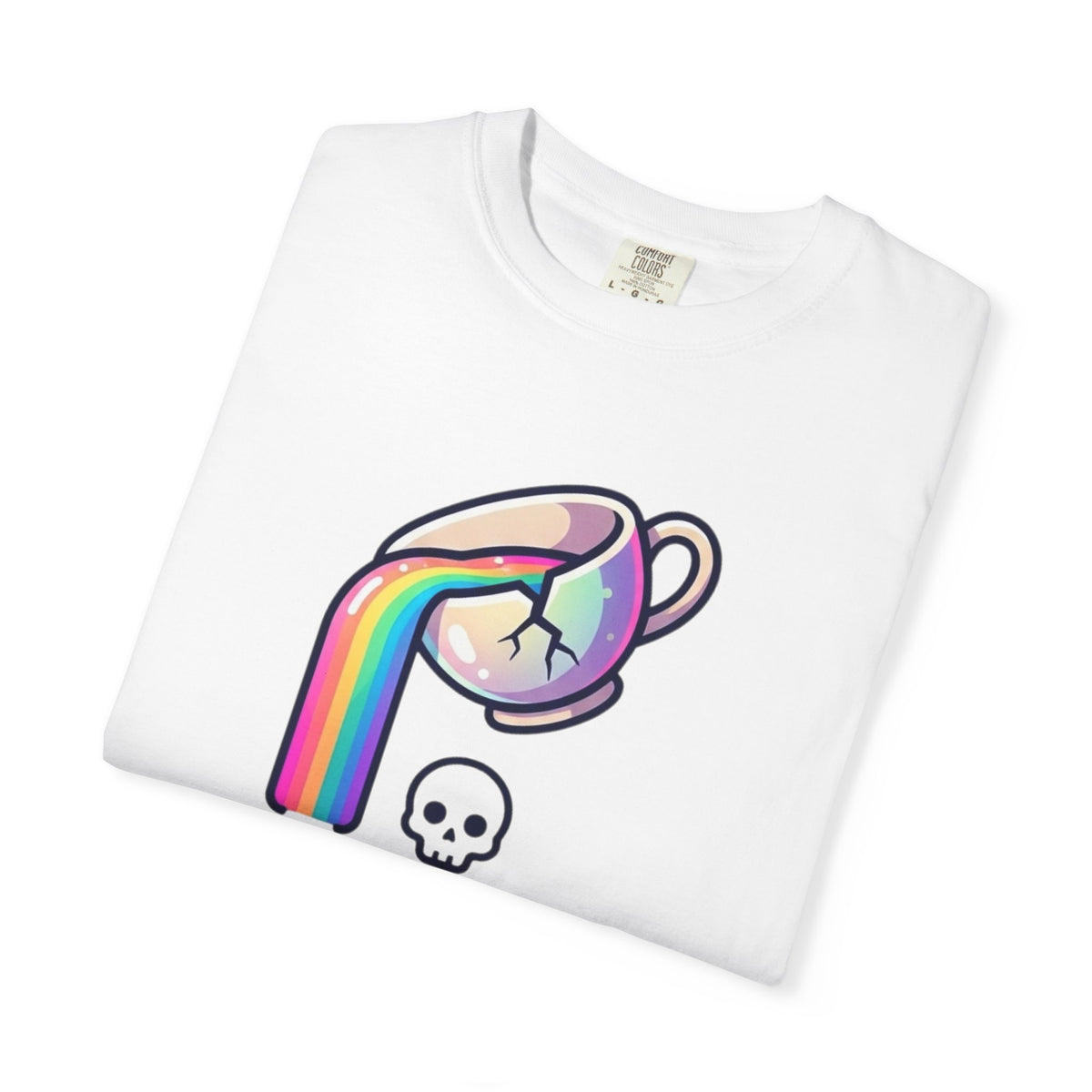 "Surviving on Caffeine Spite and Superior Aesthetics" Unisex Garment-Dyed Tee