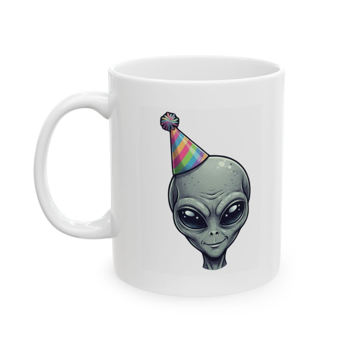 "I Came For the Probing" White Ceramic Mug — Graphic