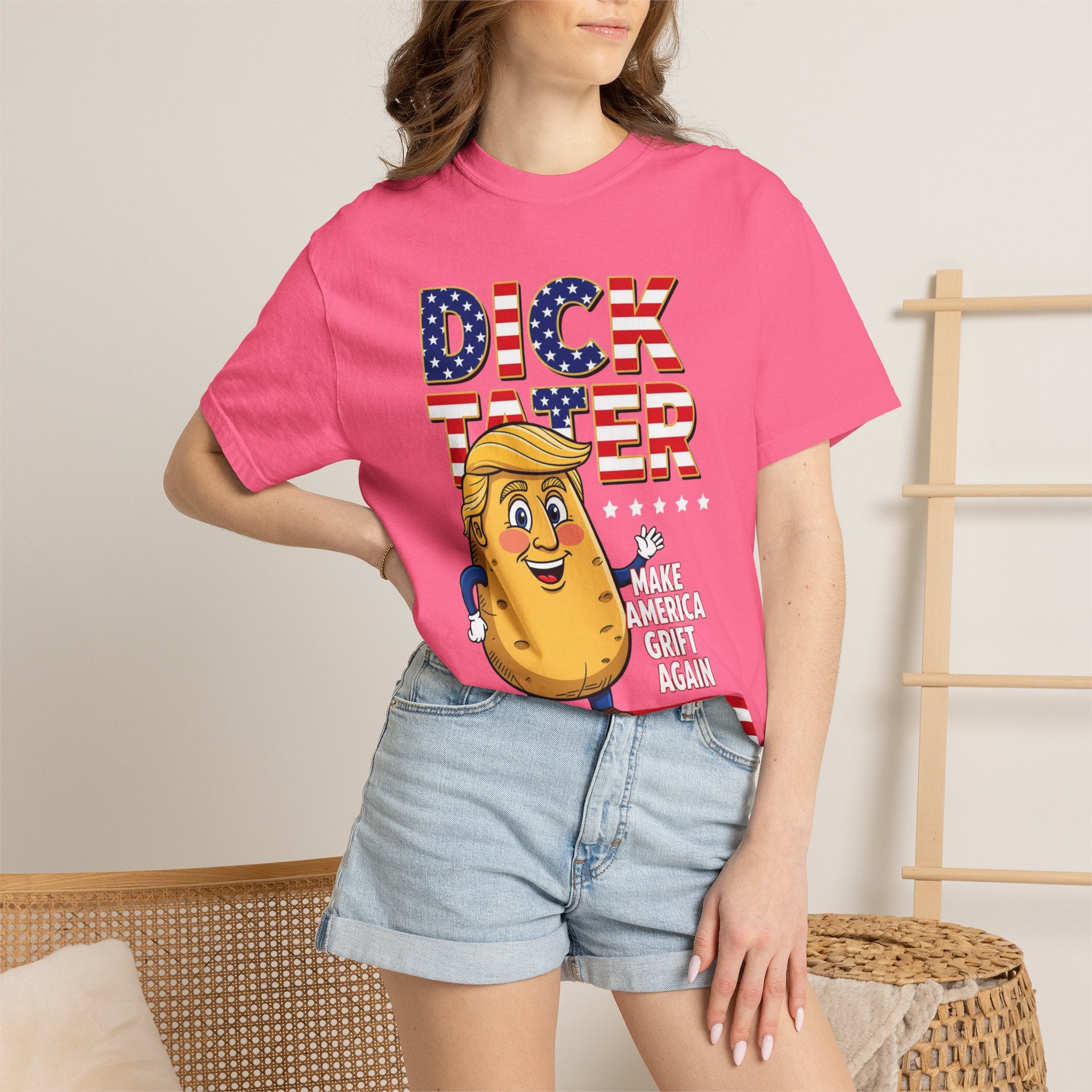 "The Dick Tater (Make America Grift Again)" Unisex Garment-Dyed T-shirt