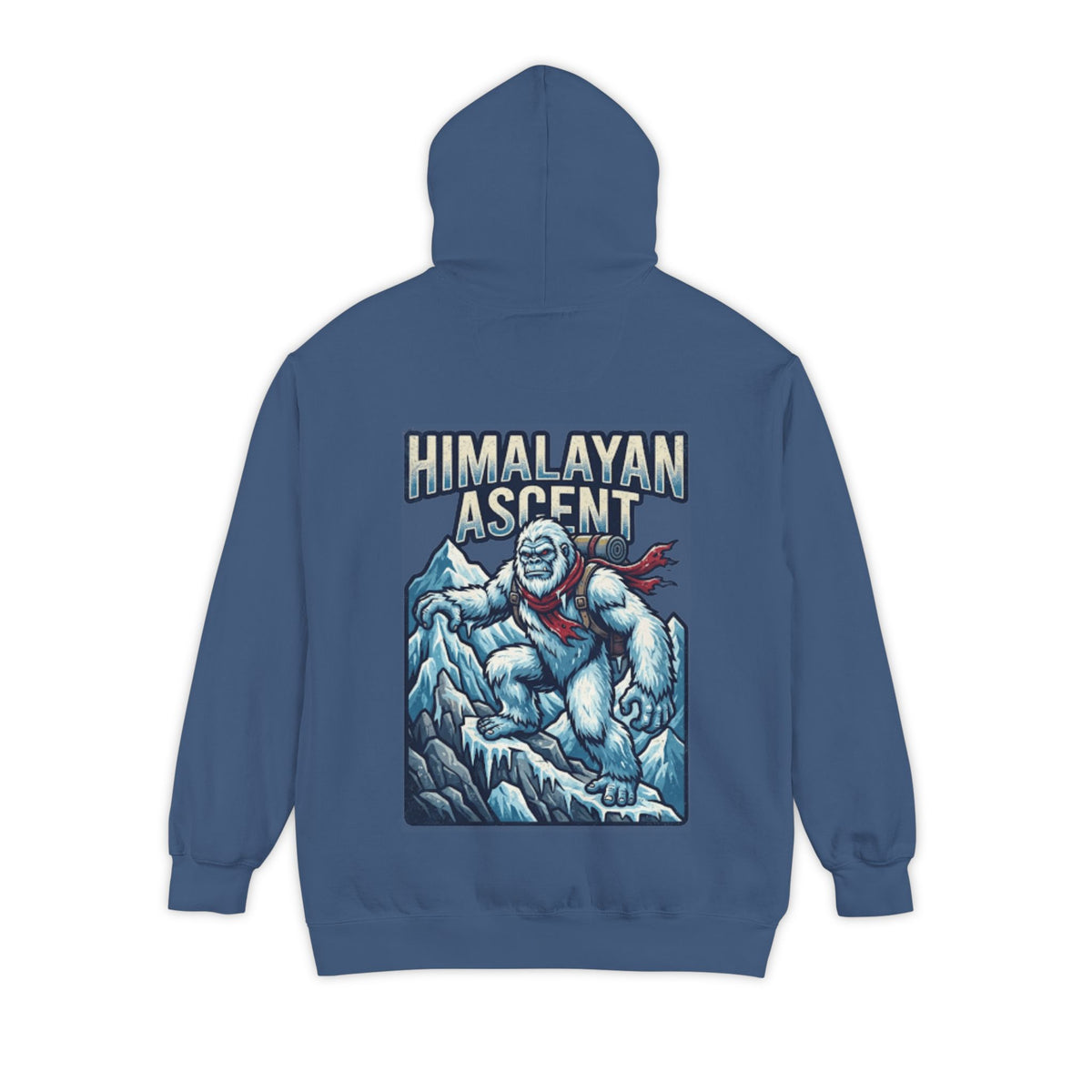 Color: True Navy | Yeti-Abominable Snowman (Himalayas) Garment-Dyed Hoodie