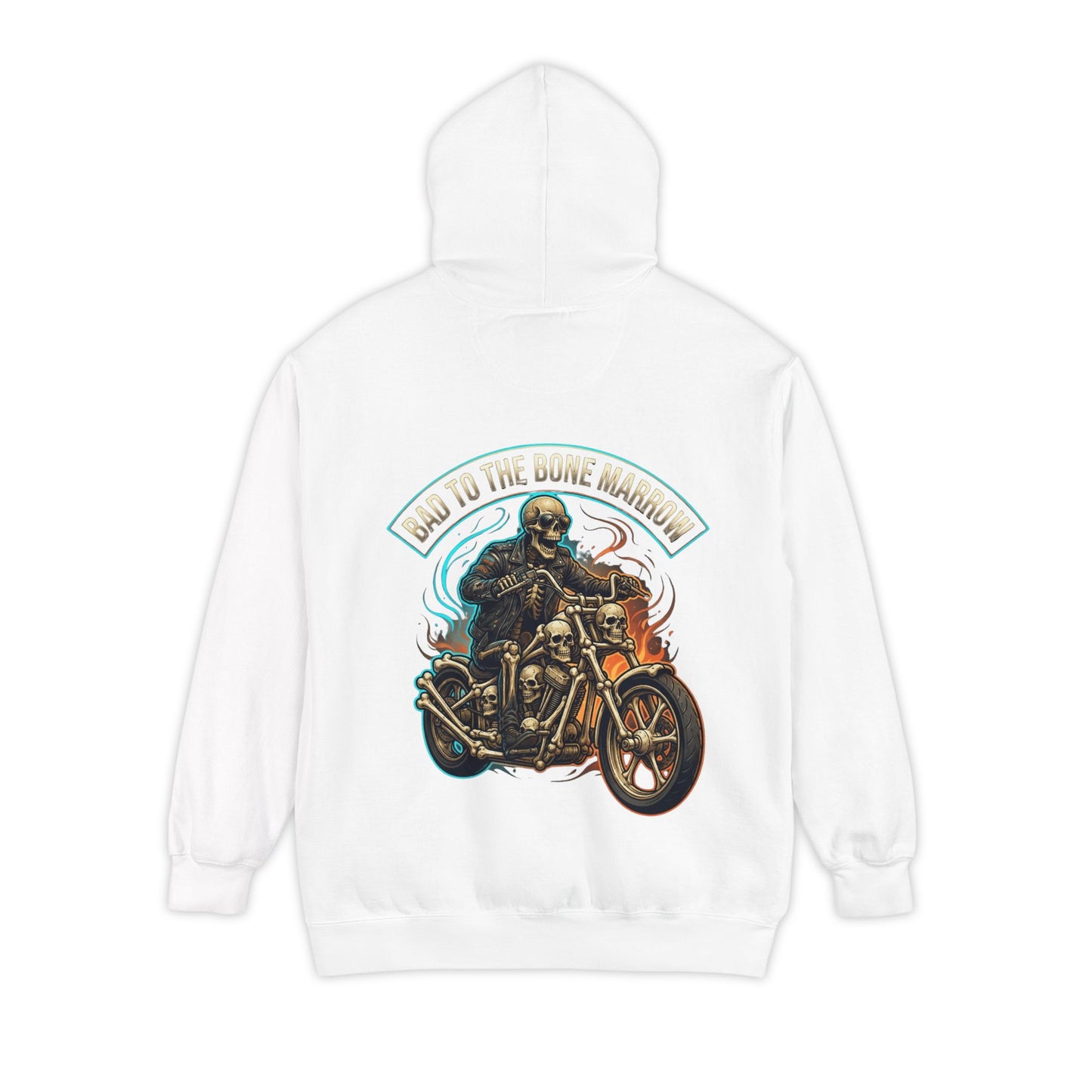"Bad to the Bone Marrow" Garment-Dyed Hoodie