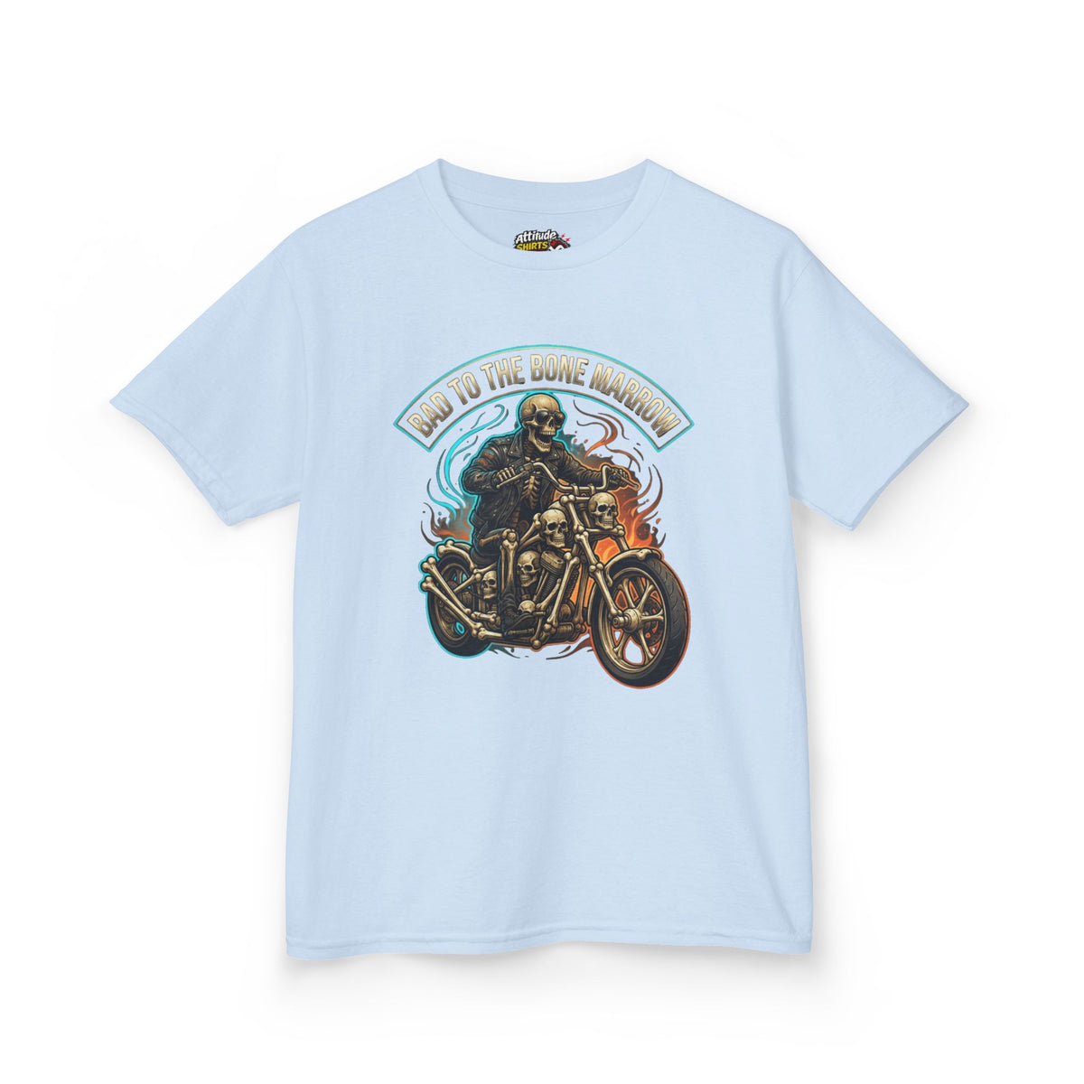 Color: Light Blue | Bad to the Bone Marrow Kids Tee