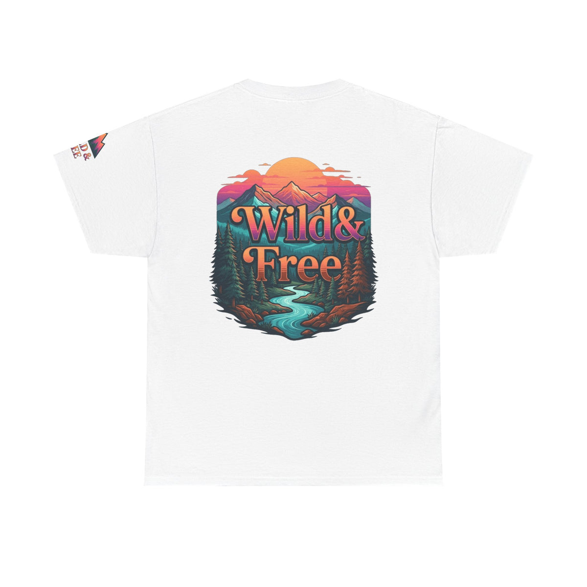 Color: White | Wild & Free Premium Graphic Tee