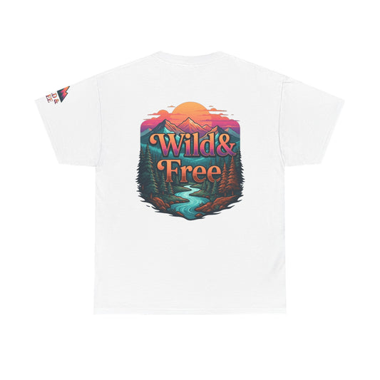 Color: White | Wild & Free Premium Graphic Tee