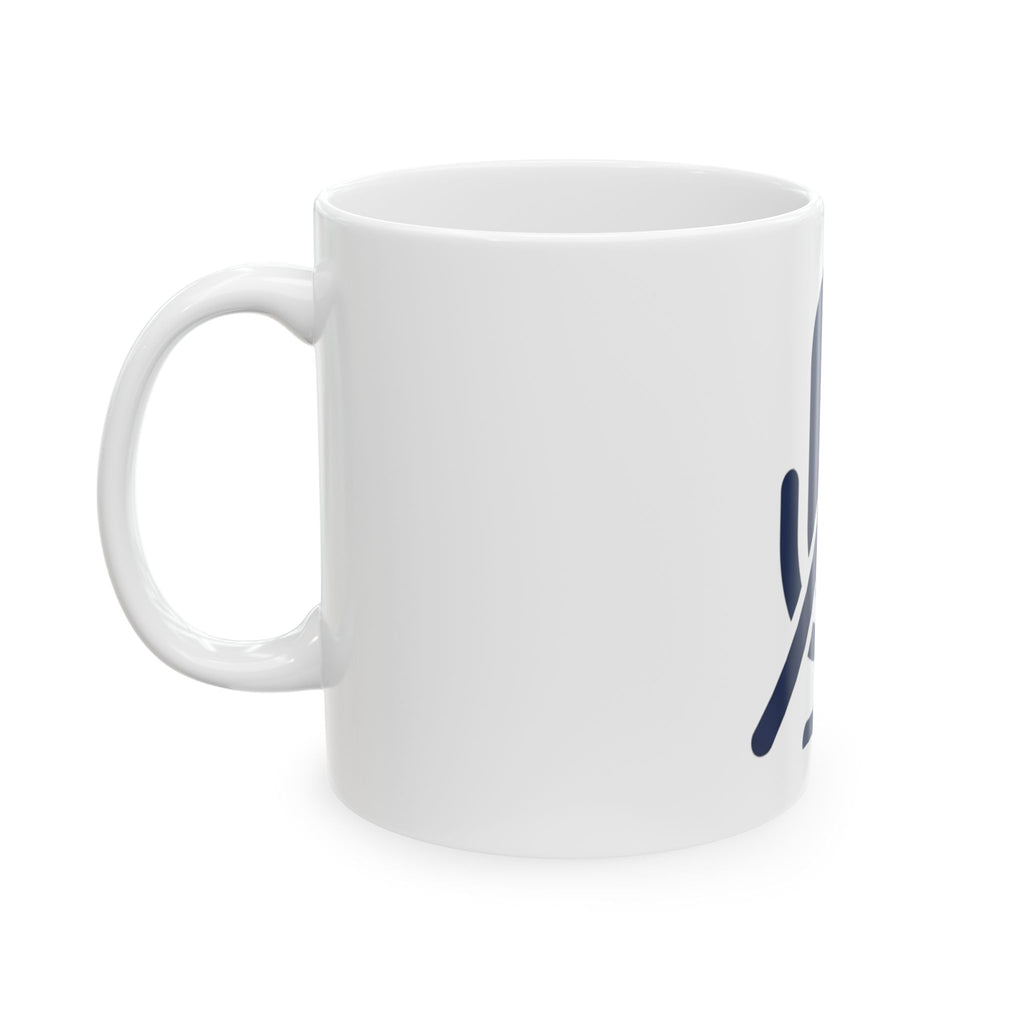 "I'm Sorry I Was On Mute" White Ceramic Mug — Graphic