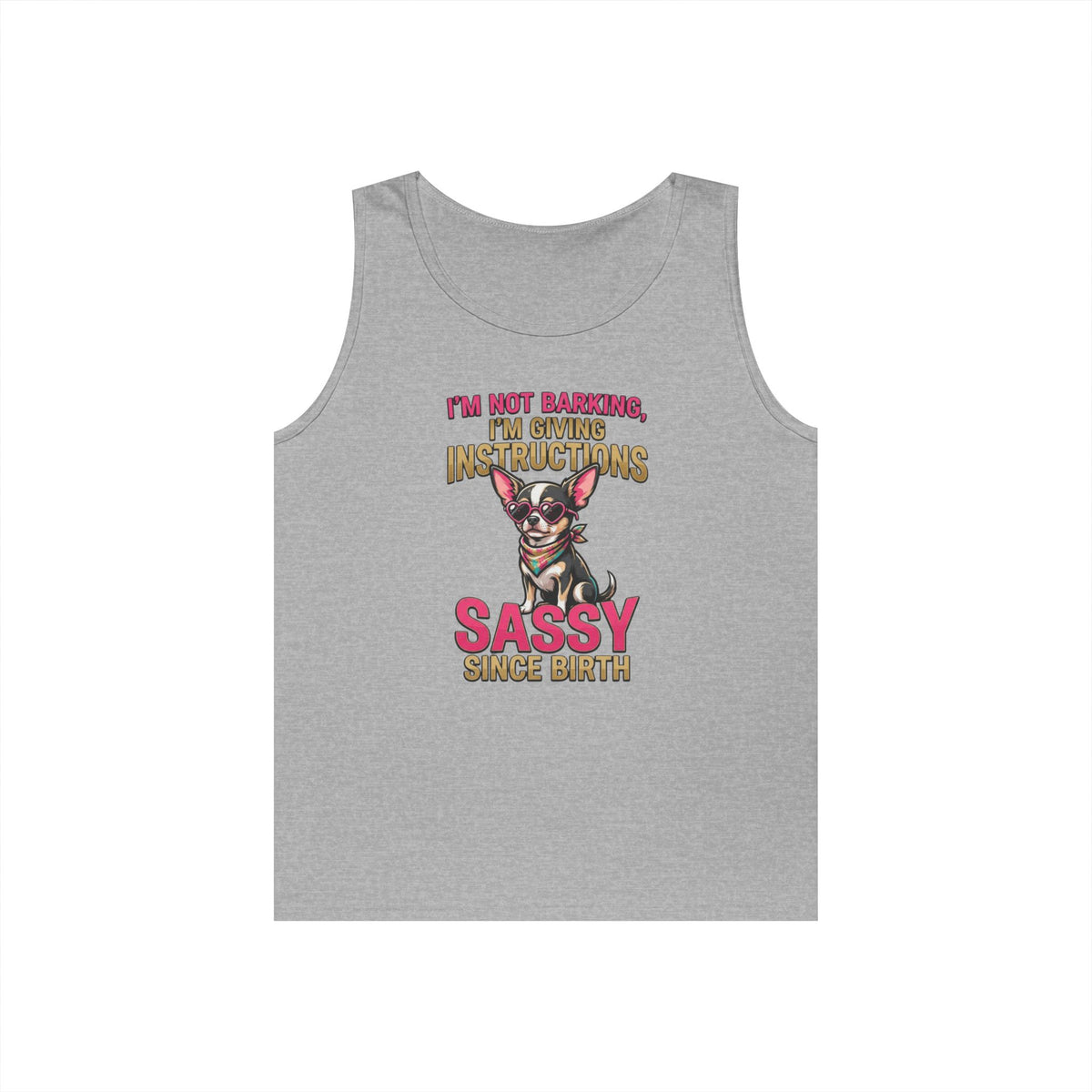 Color: Sport Grey | Sassy Since Birth Tank Top