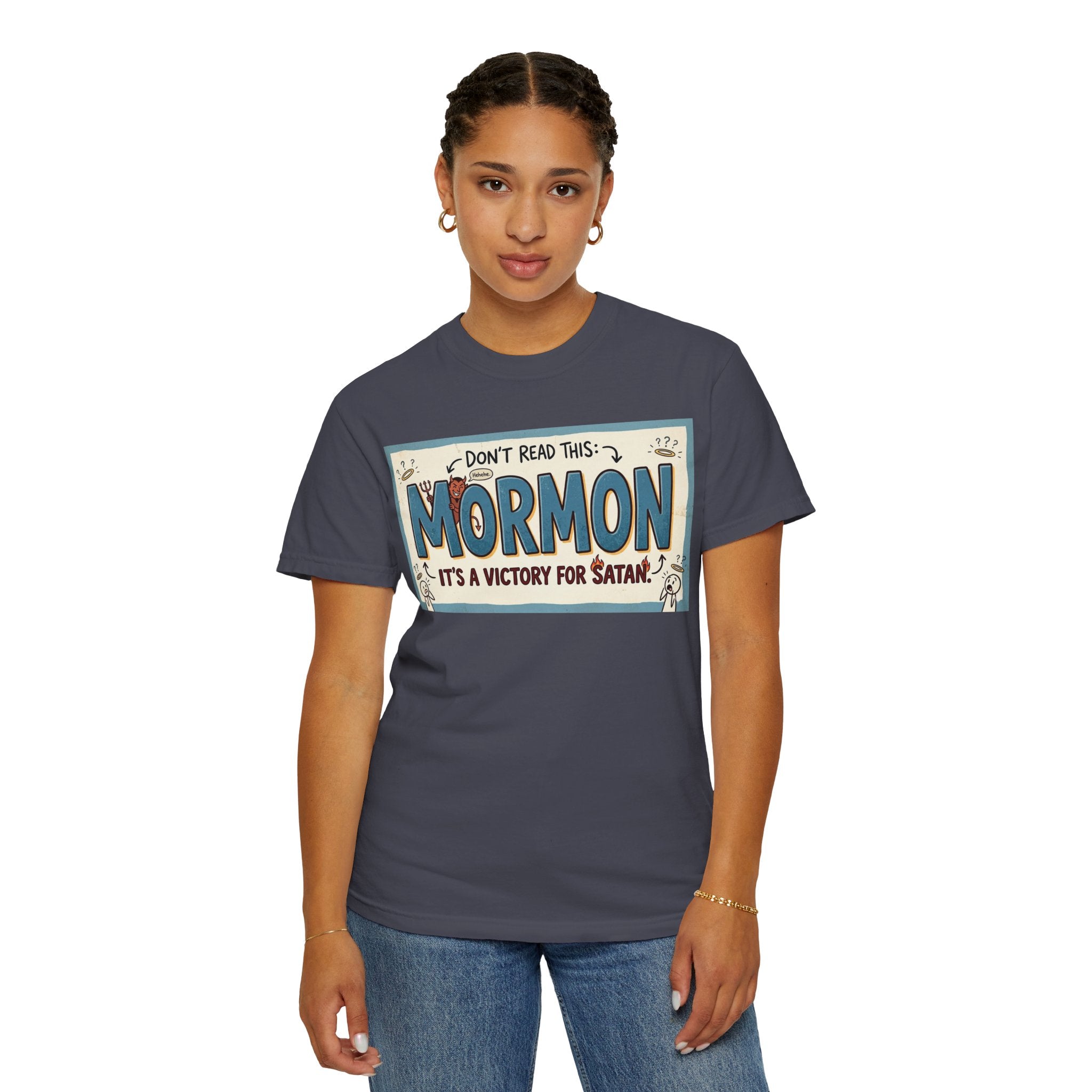 "Victory for Satan T-Shirt" Unisex Garment-Dyed T-shirt