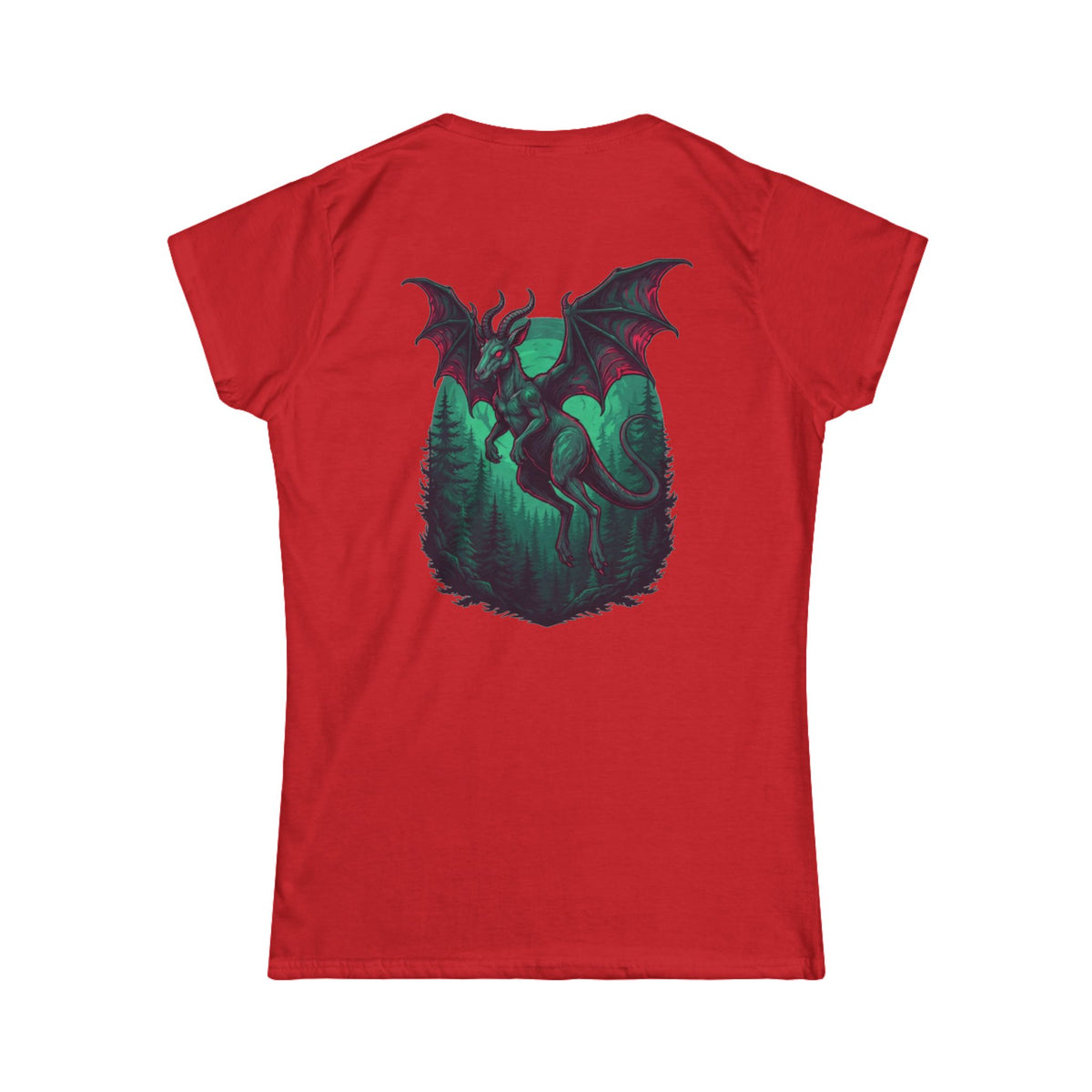Color: Red | The Jersey Devil (New Jersey, USA) Women's Tee