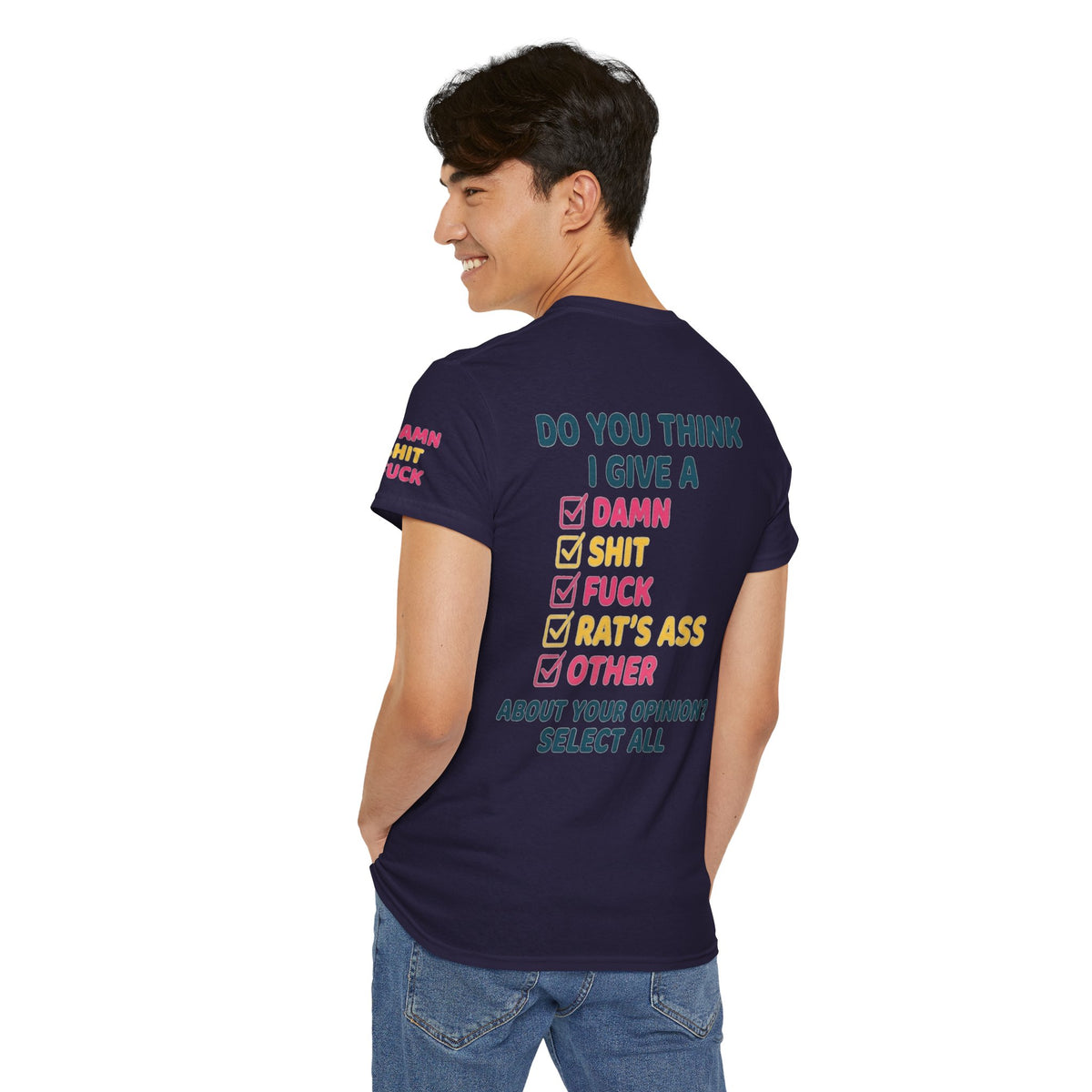 Color: Blackberry | Do You Think I Give A Premium Graphic Tee