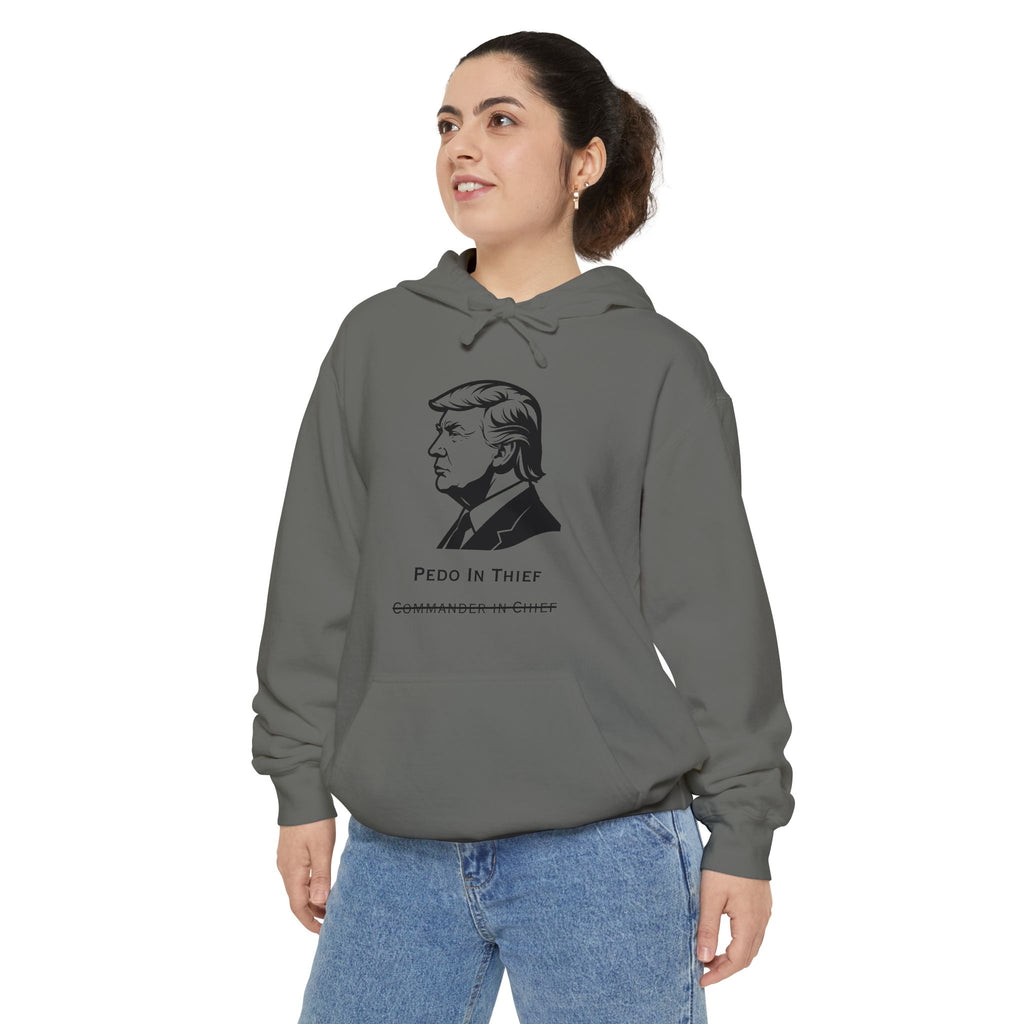Pedo in Thief | Garment-Dyed Hoodie — AttitudeShirts