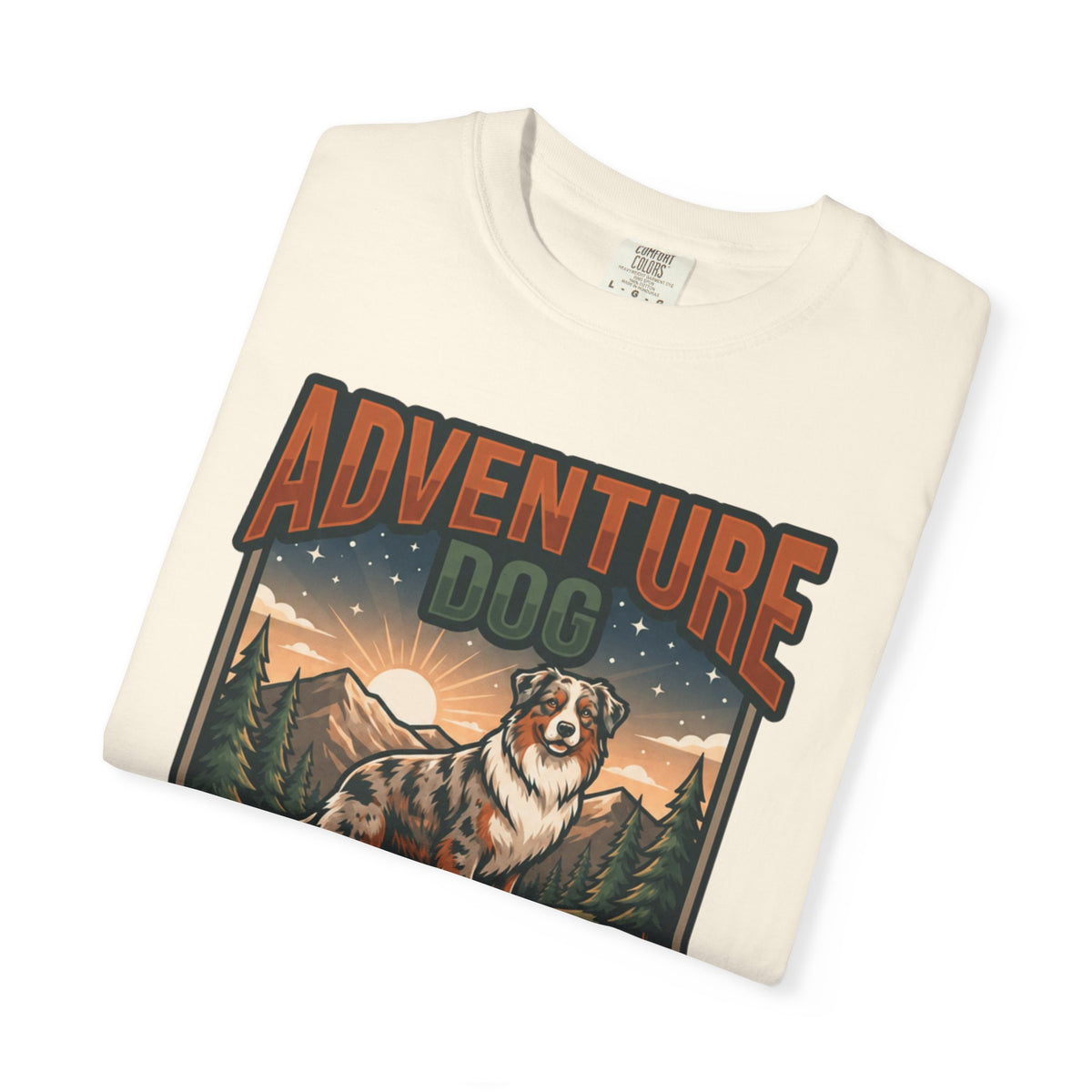 "Adventure Dog" Unisex Garment-Dyed Tee