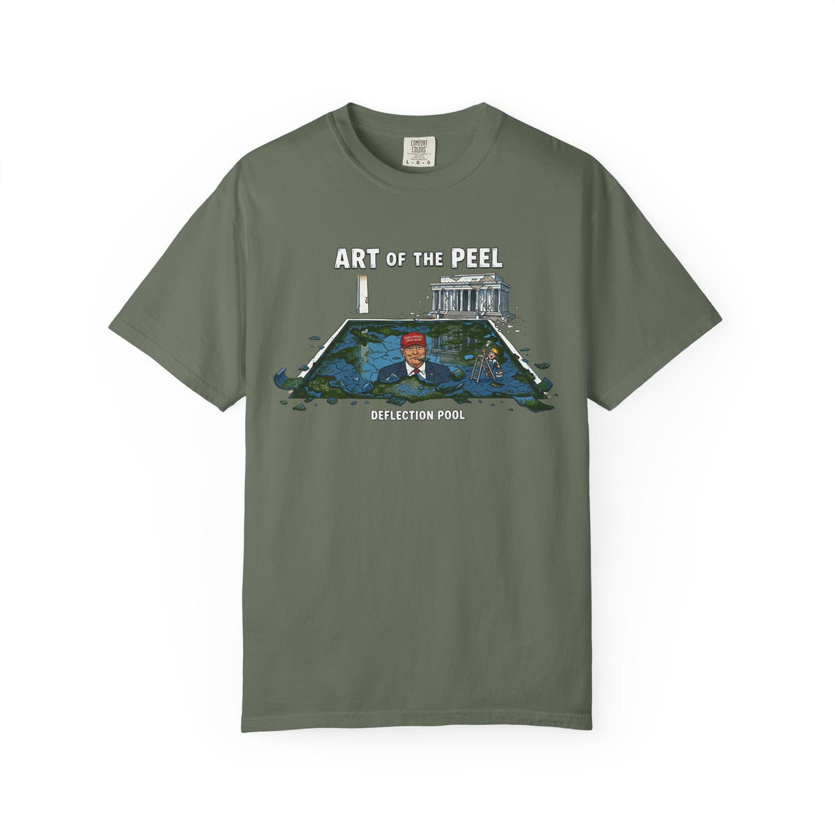 Color: Moss | Art of The Peel Unisex Garment-Dyed Tee