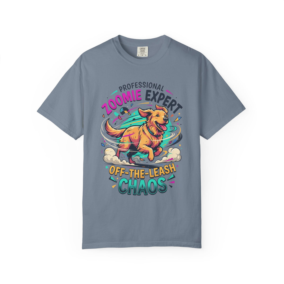 Color: Blue Jean | Professional Zoomie Expert Unisex Garment-Dyed Tee