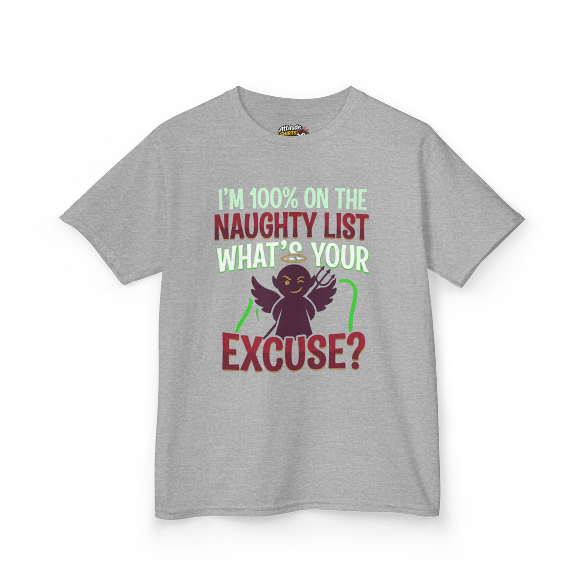 "On The Naughty List" Kids Tee