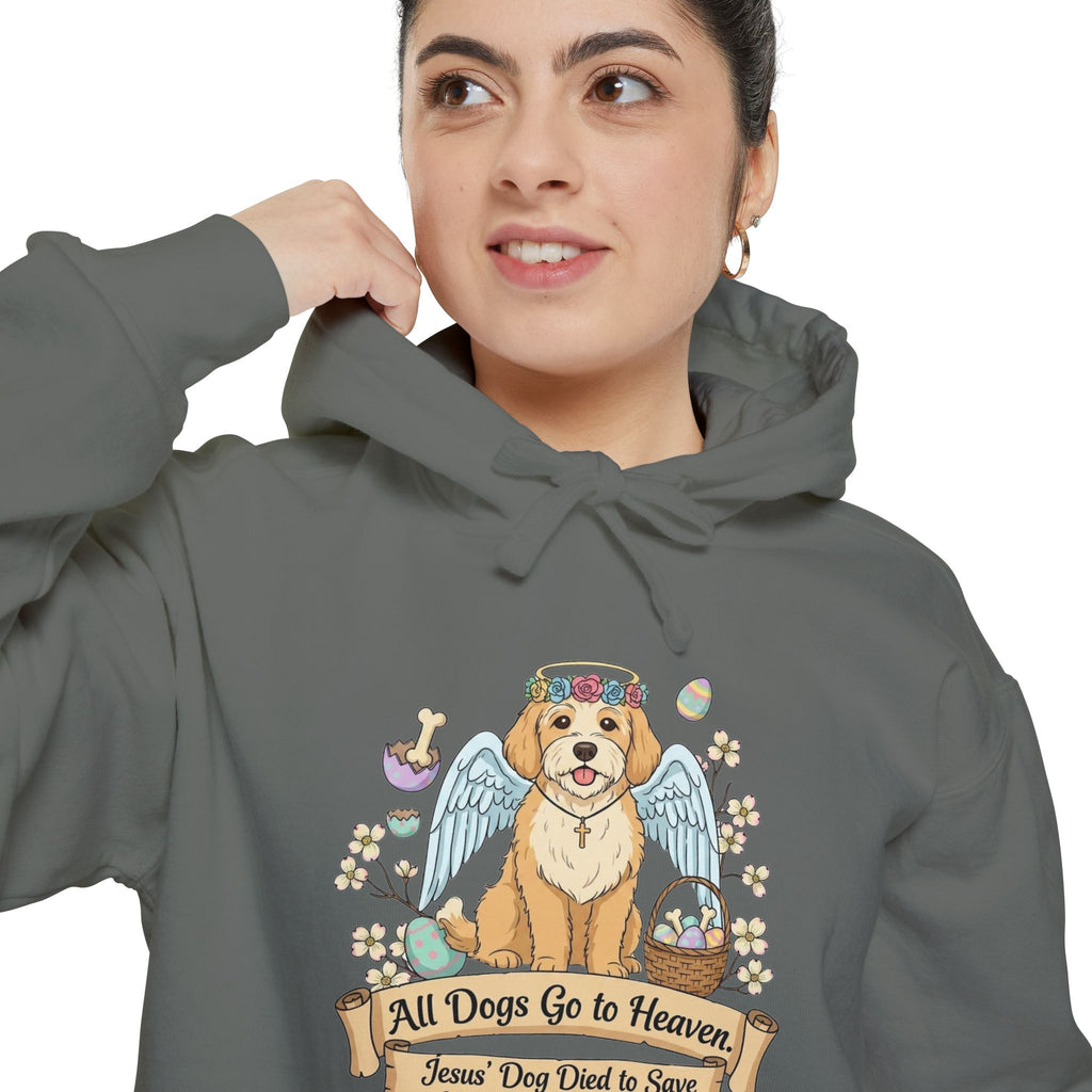 Heaven's Got a Paw Patrol | Garment-Dyed Hoodie — AttitudeShirts