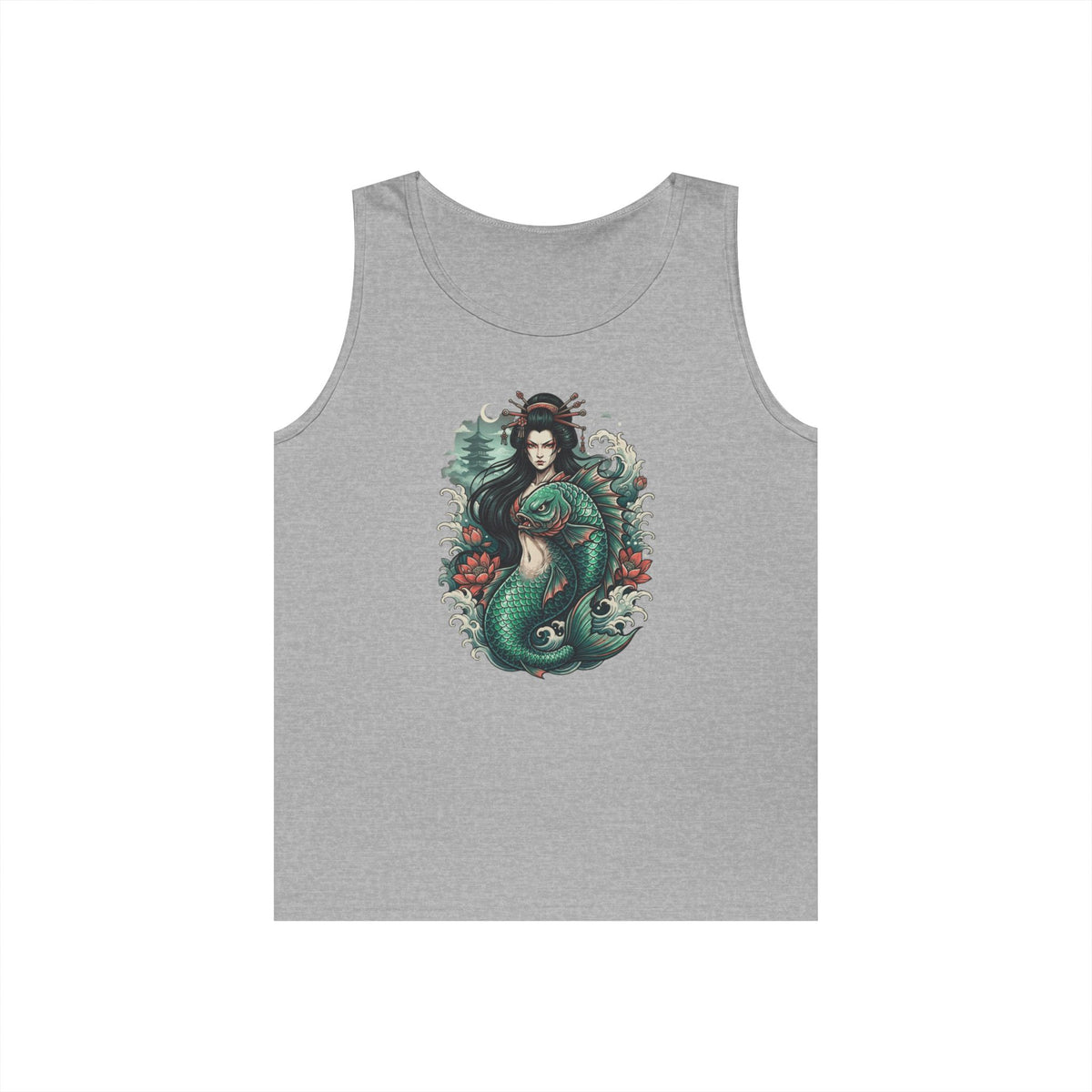 Color: Sport Grey | Ningyo (Japanese Folklore) Tank Top