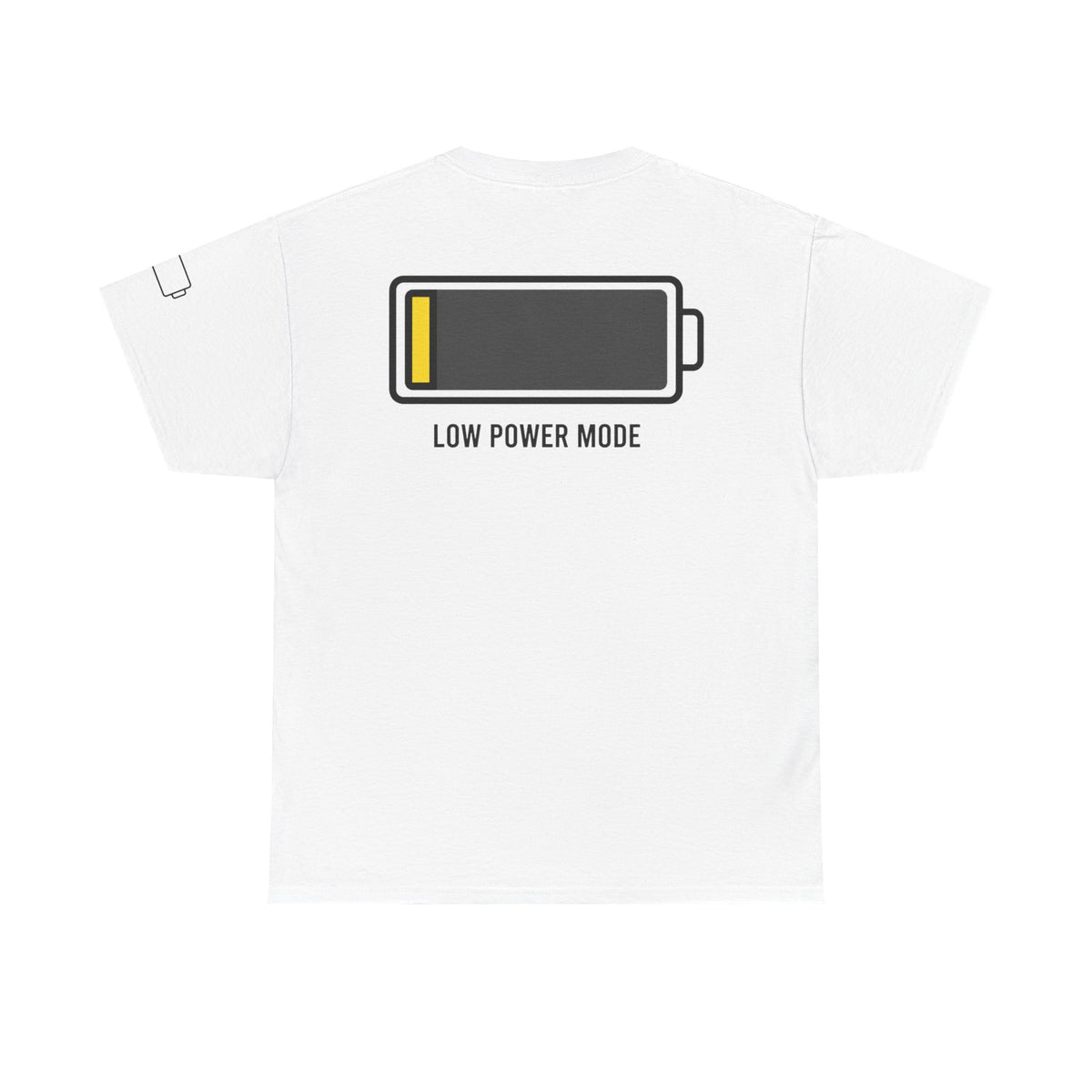 Color: White | Low Power Mode Premium Graphic Tee