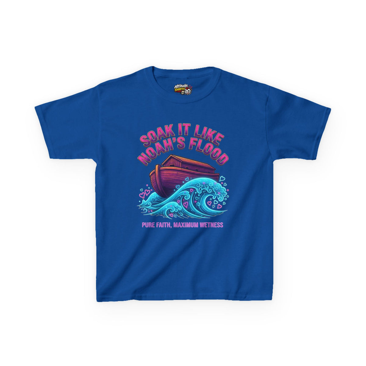 "Good Book Series Soak it Like Noah's Flood" Kids Tee