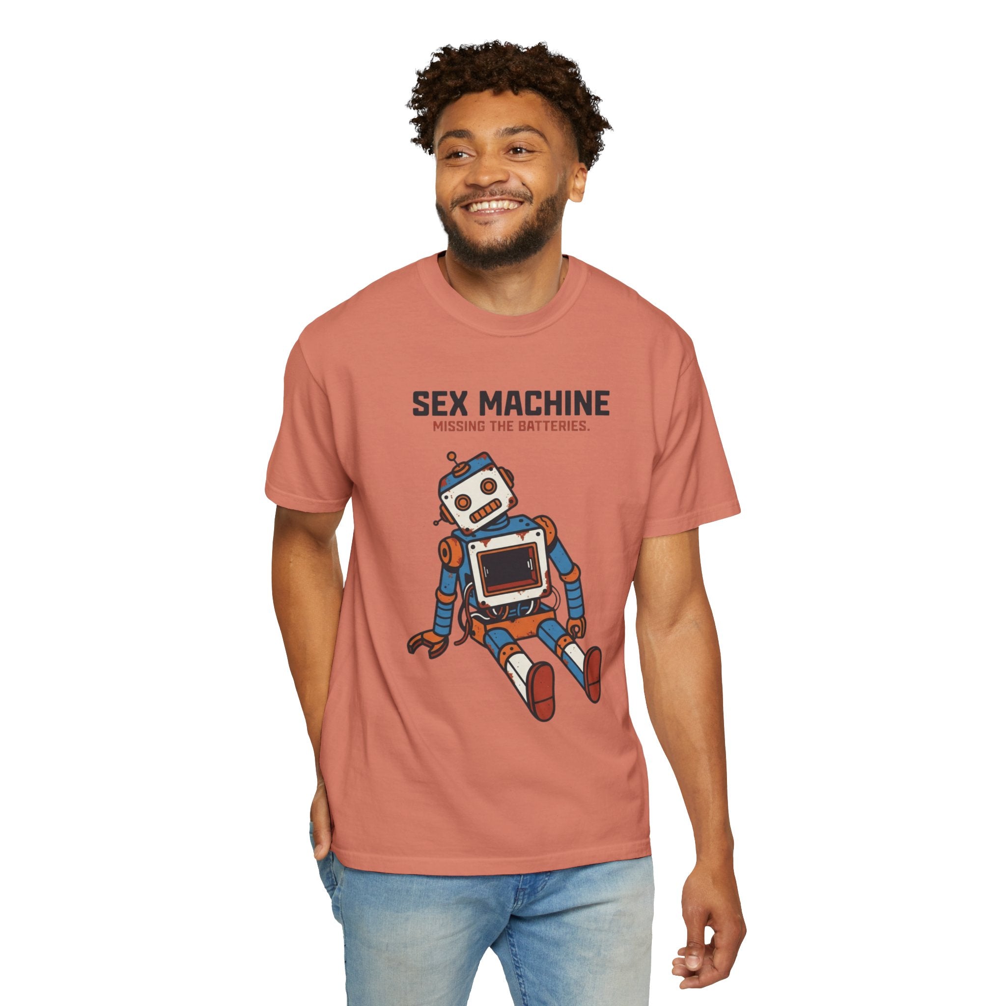 "Sex Machine" Unisex Garment-Dyed Tee