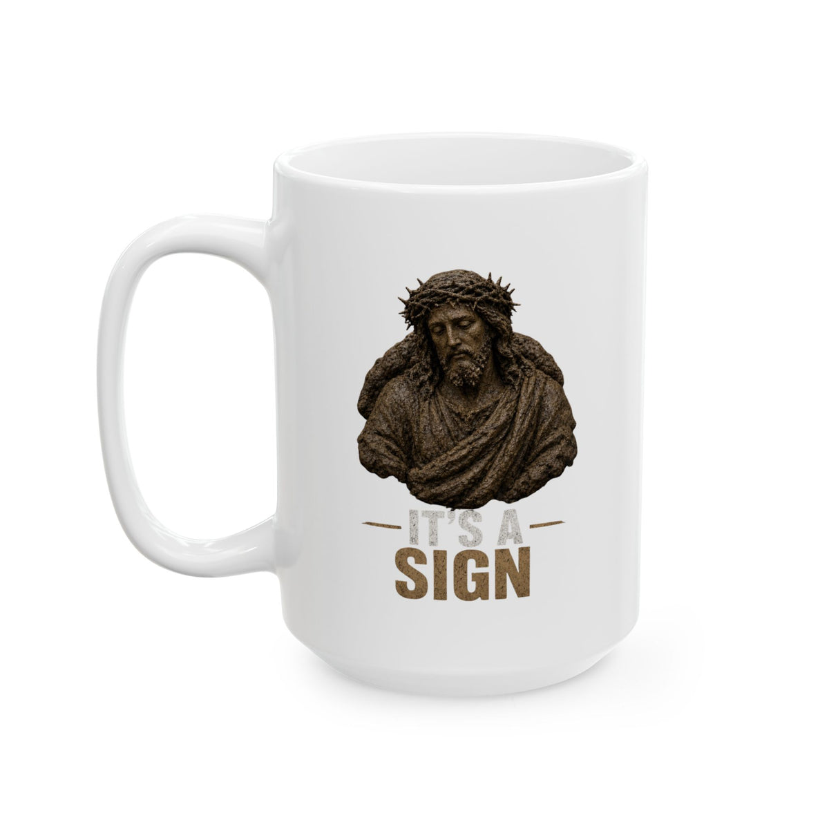 "Good Book Series It's a Sign" White Ceramic Mug