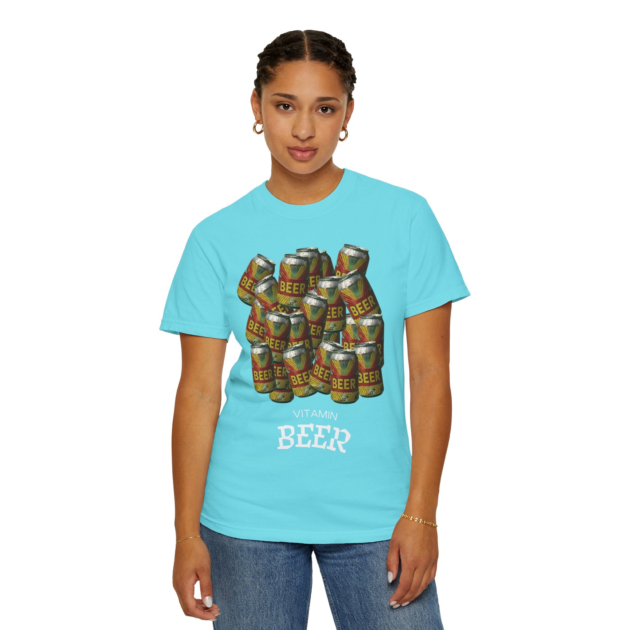 "Vitamin Beer 5" Unisex Garment-Dyed T-shirt