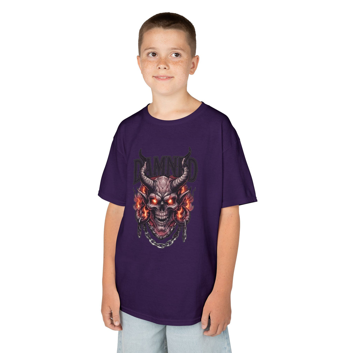 Color: Purple | Damned Kids Tee