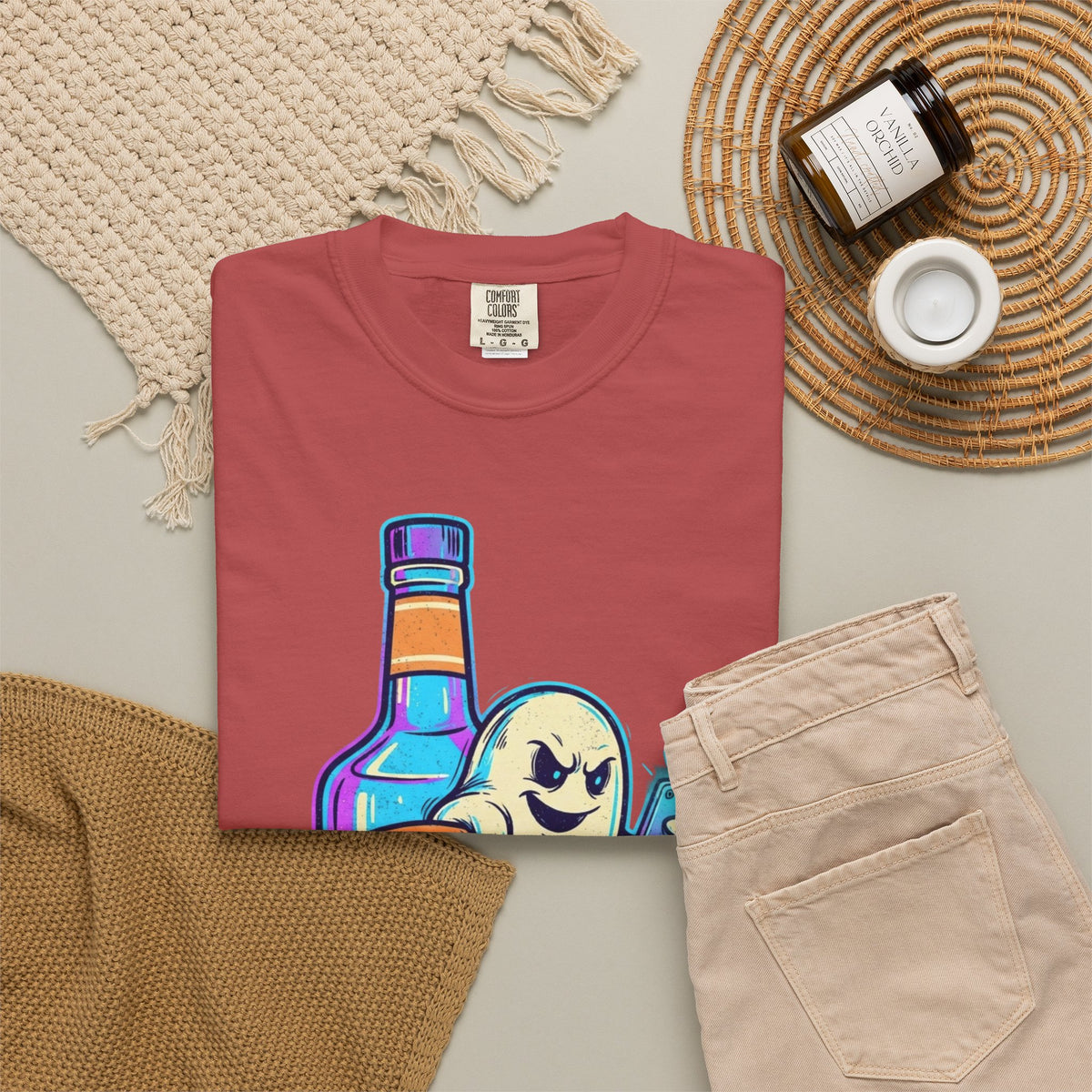 Ghosting Unisex Garment-Dyed Tee