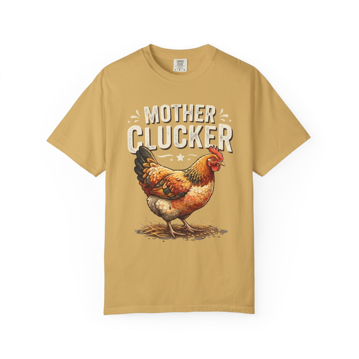 Color: Mustard | Mother Clucker Unisex Garment-Dyed Tee