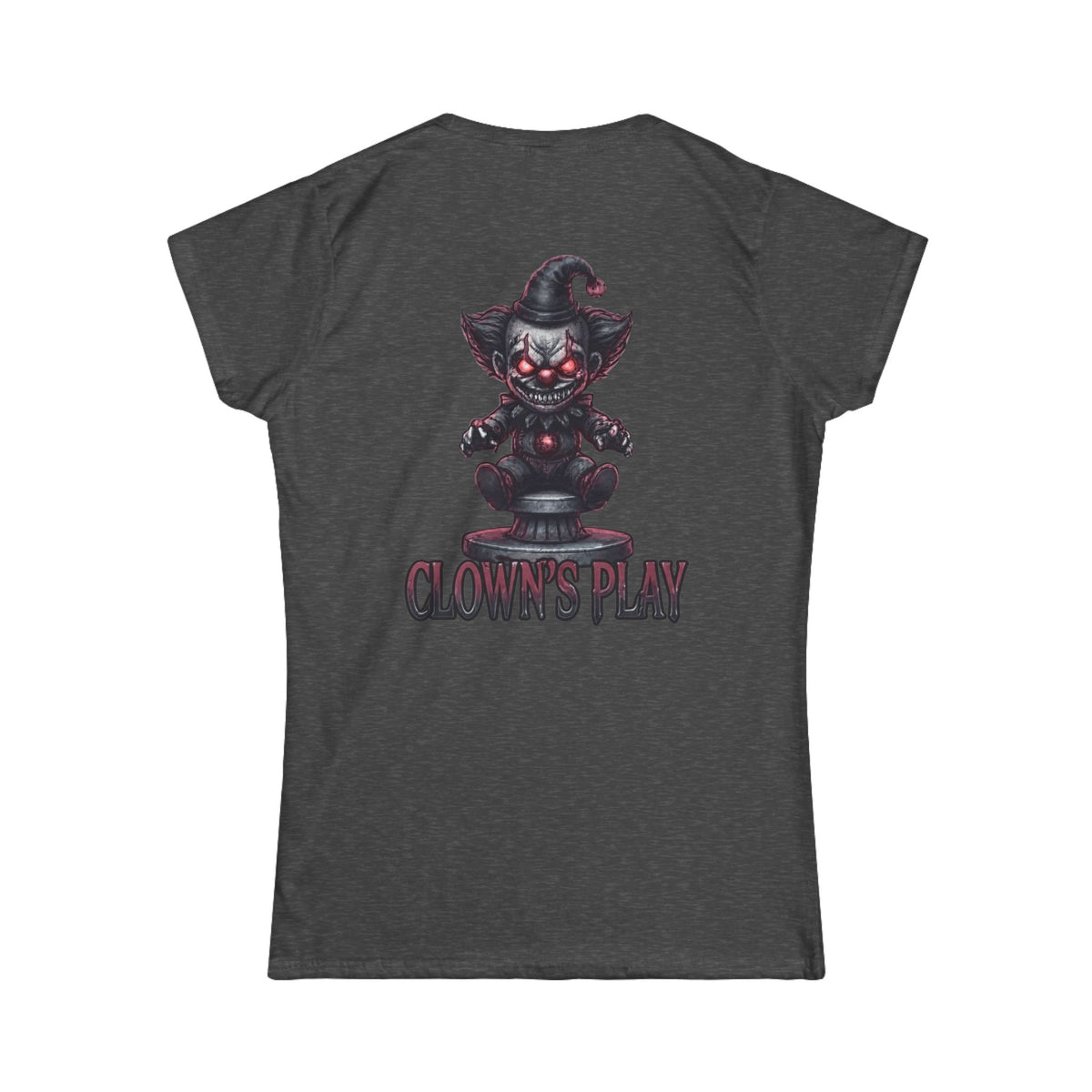 Color: Dark Heather | Clown Play Women's Tee