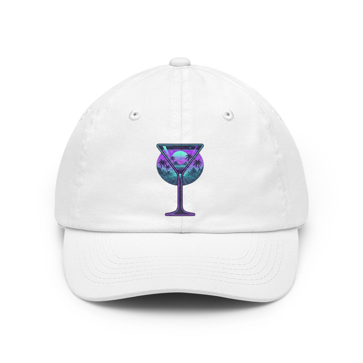 Color: White | Up All Night Dad Hat