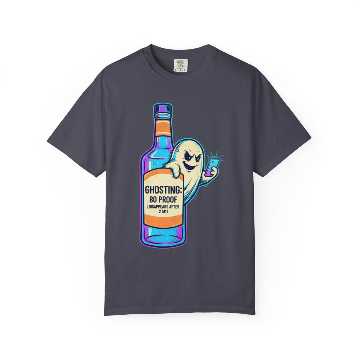 Color: Navy | Ghosting Unisex Garment-Dyed Tee