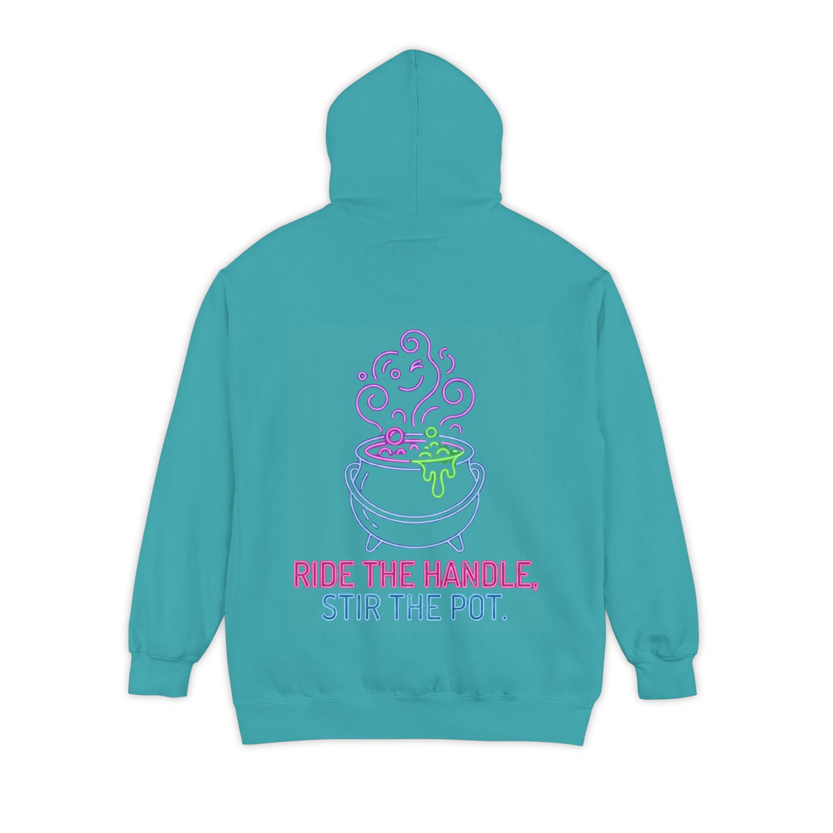 Color: Seafoam | Ride The Handle, Stir The Pot Garment-Dyed Hoodie