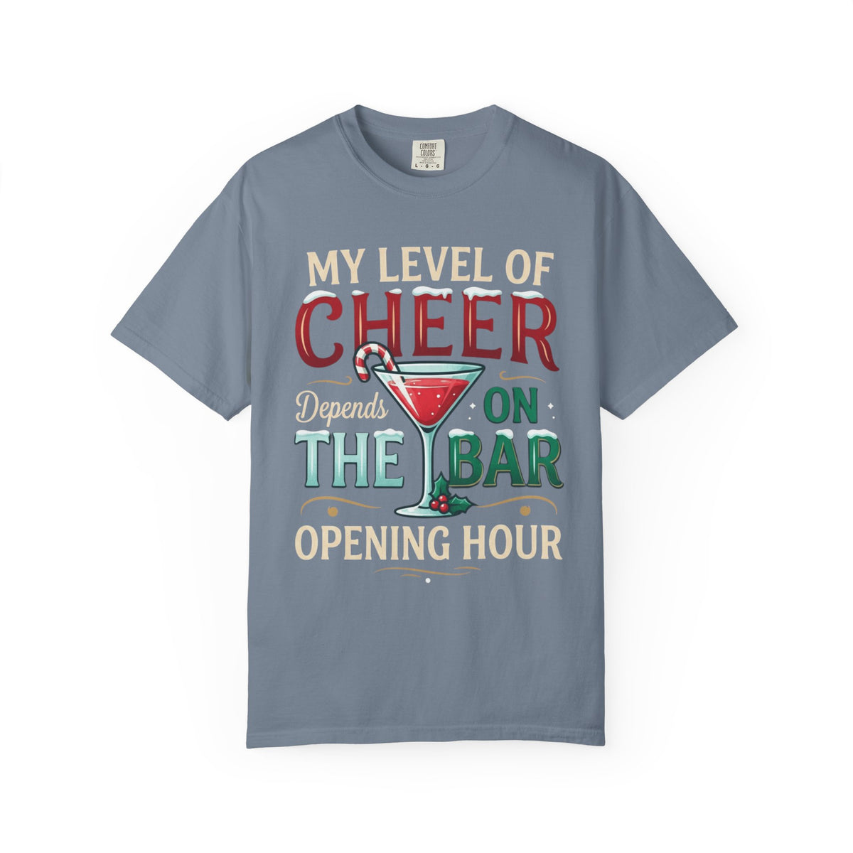 "Christmas Cheer" Unisex Garment-Dyed Tee