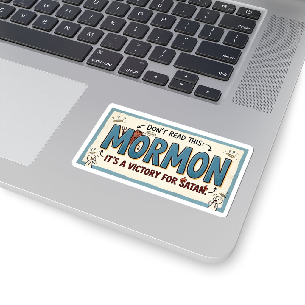 Devil's Dictionary: Mormon Edition | Kiss-Cut Sticker — AttitudeShirts