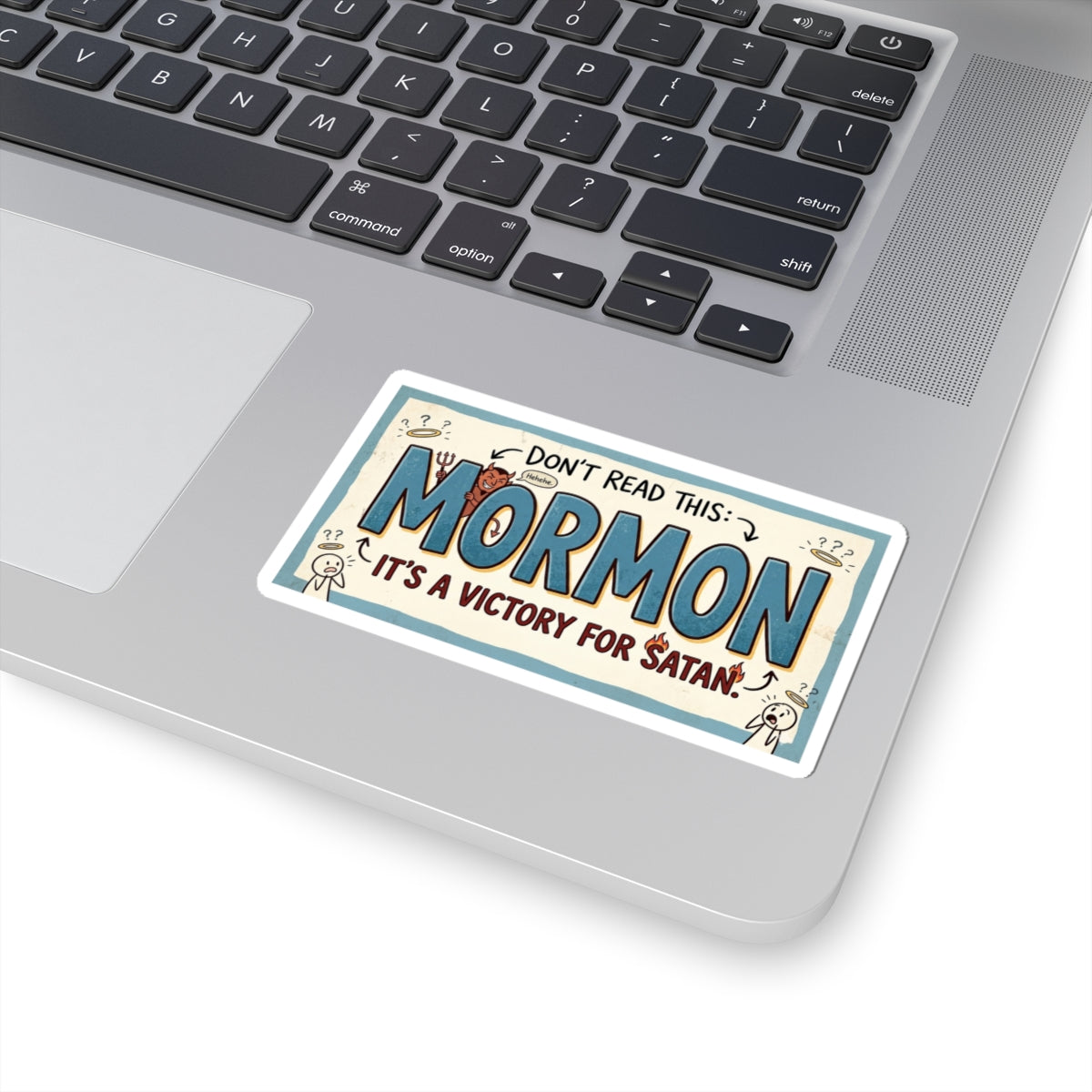 Devil's Dictionary: Mormon Edition | Kiss-Cut Sticker — AttitudeShirts