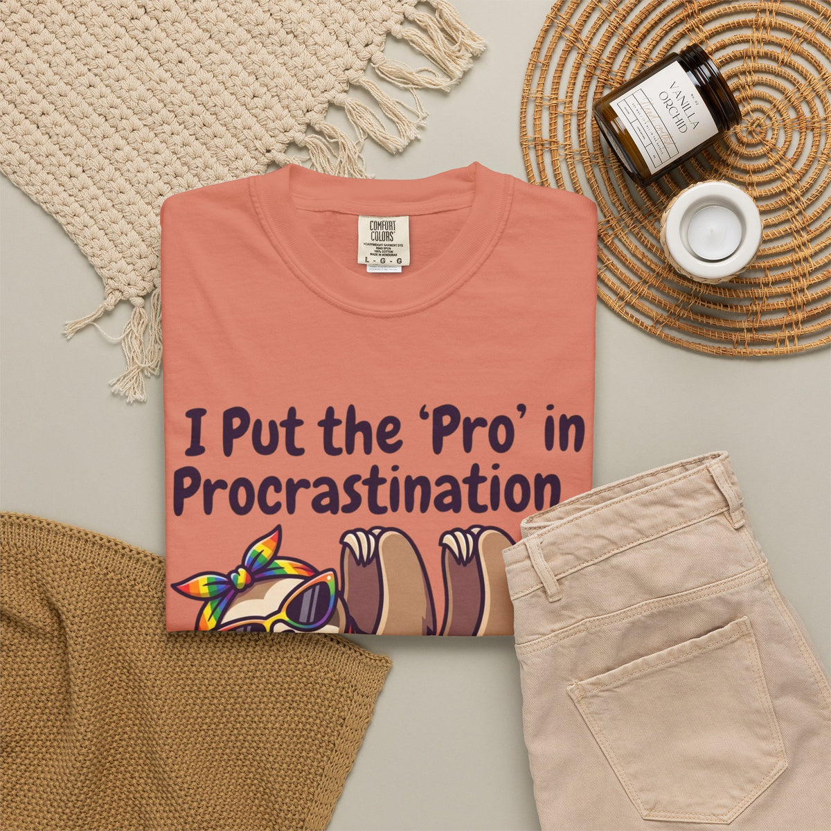 Pro in Problematic Flirting Unisex Garment-Dyed Tee
