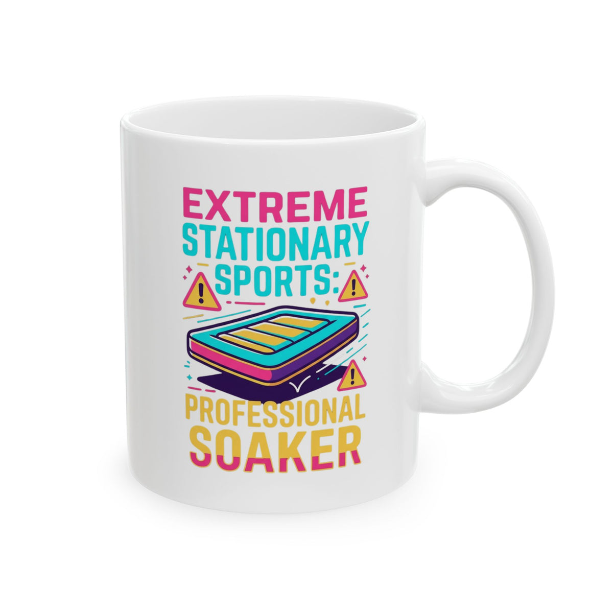 "Professional Soaker" White Ceramic Mug