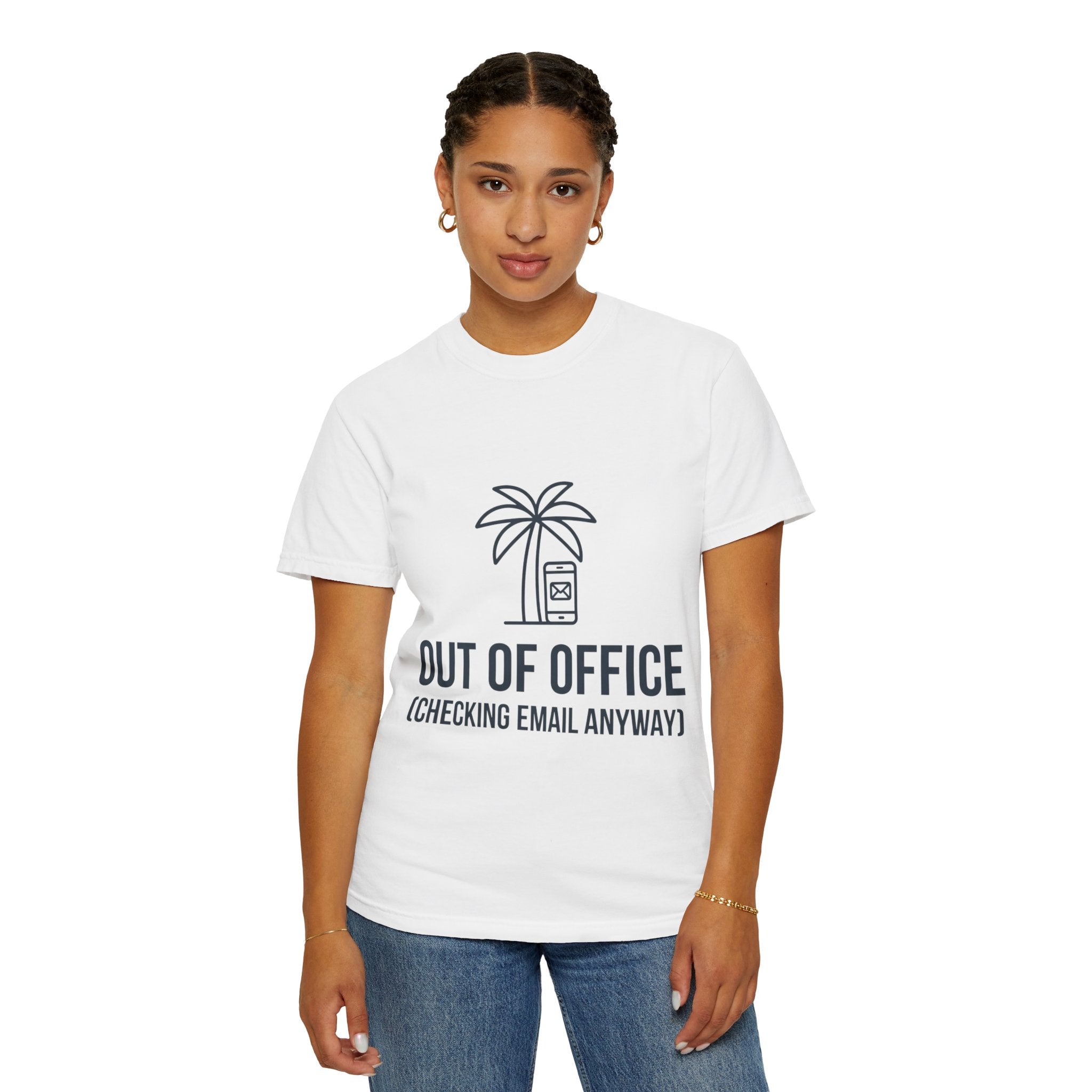 "Out of Office" Unisex Garment-Dyed Tee