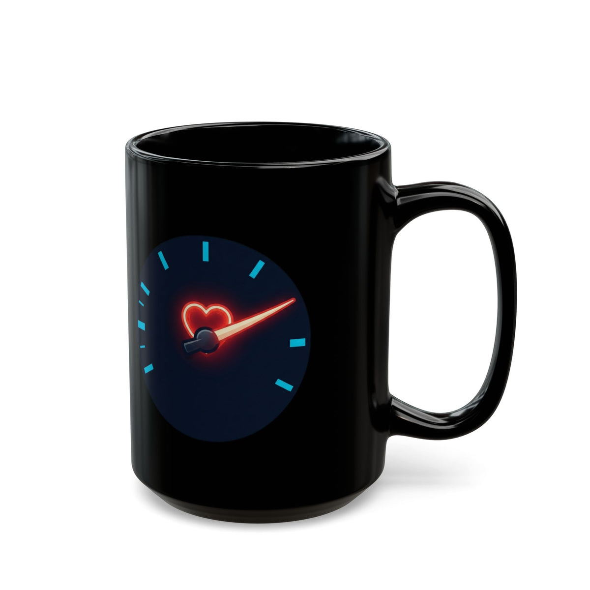 "Full Throttle Tonight" Black Ceramic Mug — Graphic