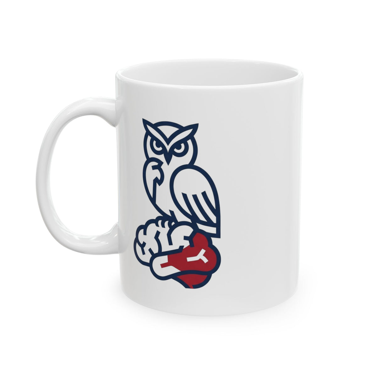 "Make America Think Again" White Ceramic Mug — Graphic