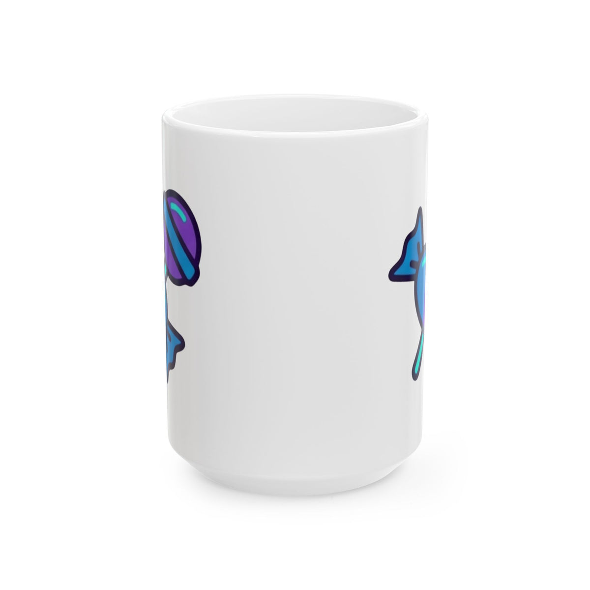 "Free Candy For All" White Ceramic Mug — Graphic