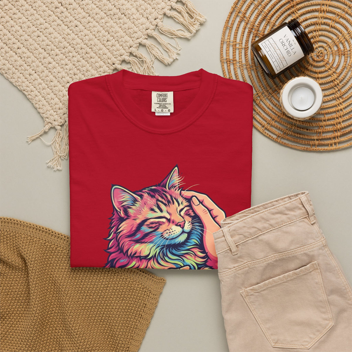"Always Cuddle Your Pussy" Unisex Garment-Dyed Tee