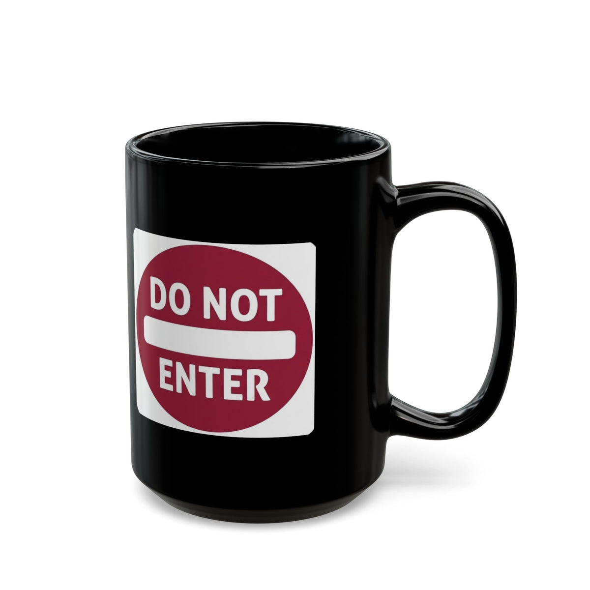 "I Cooked I Ate" Black Ceramic Mug — Graphic