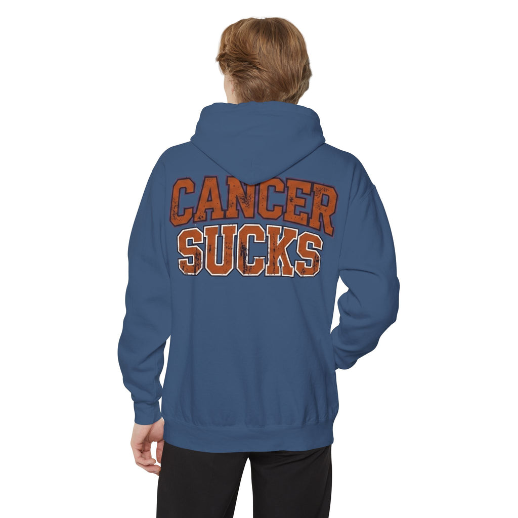 "Cancer Sucks" Garment-Dyed Hoodie