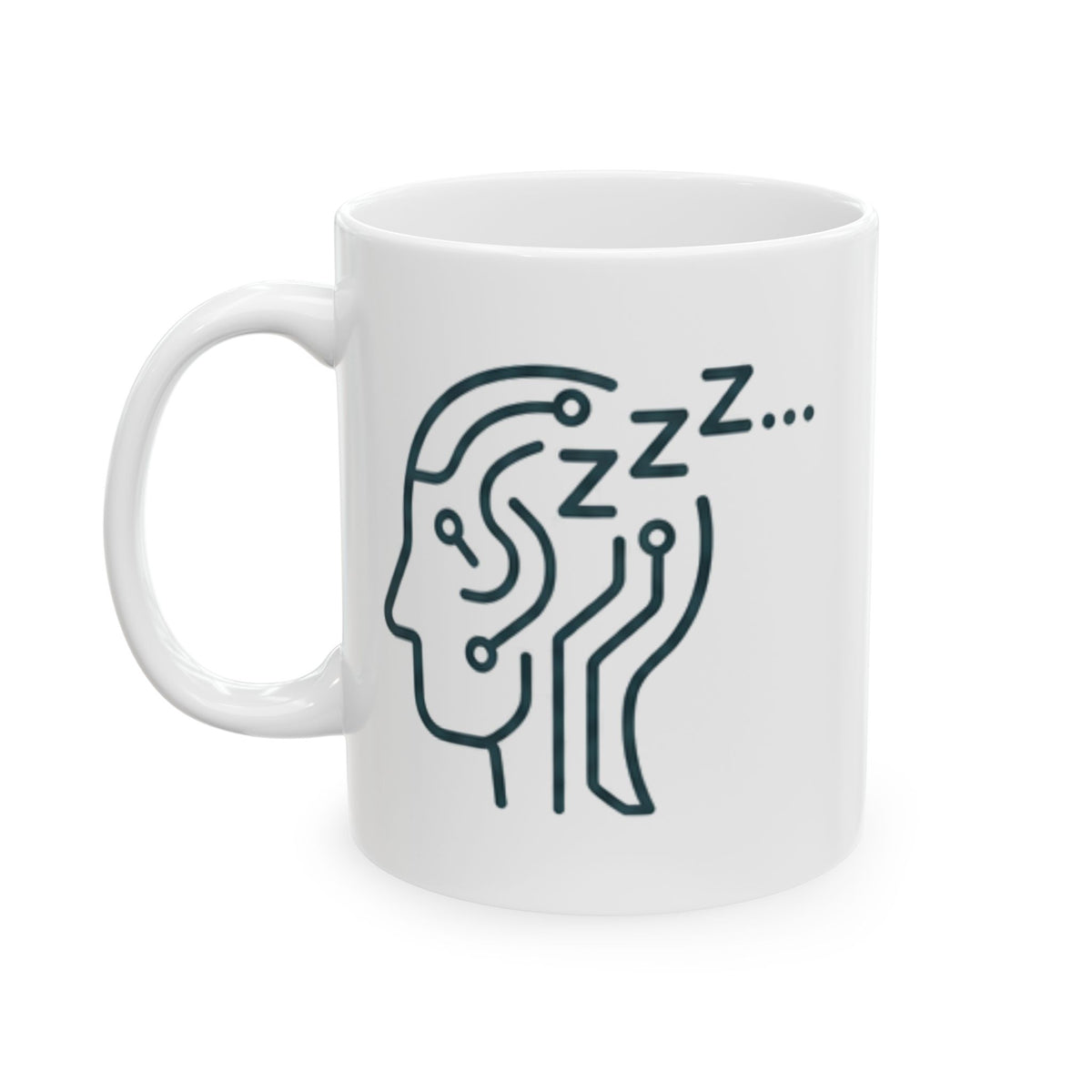 "I Was Listening" White Ceramic Mug — Graphic