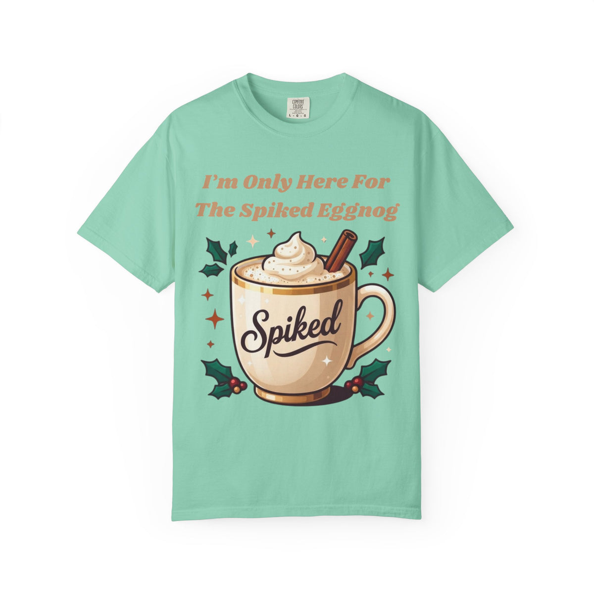 "Spiked Eggnog" Unisex Garment-Dyed Tee