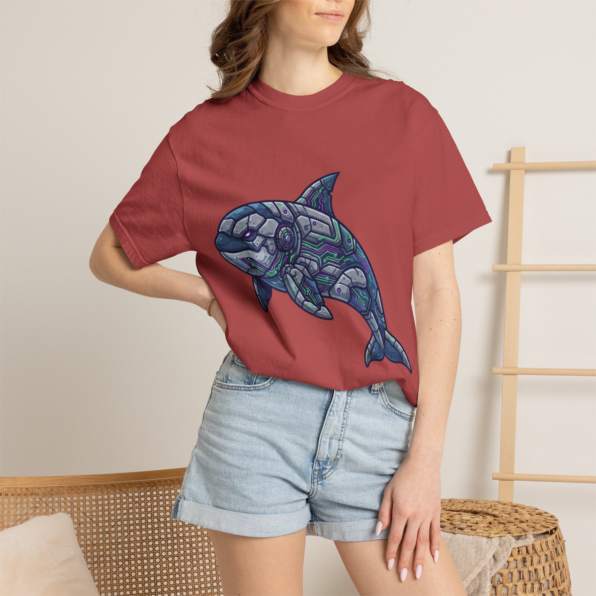 "Killer Whale" Unisex Garment-Dyed Tee