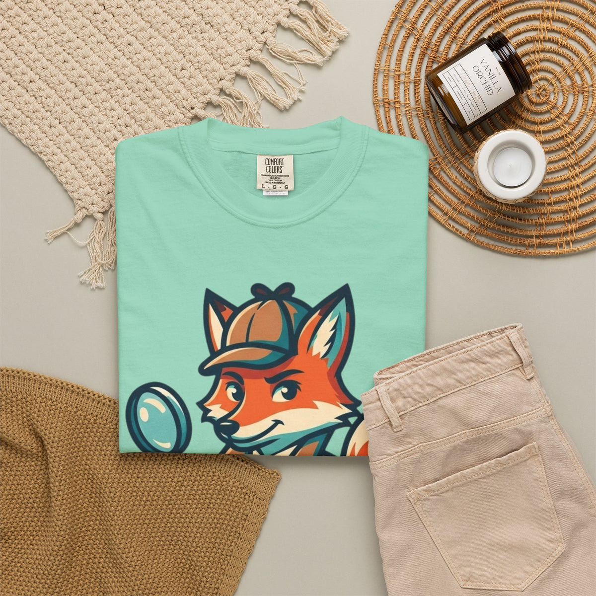Fox Credible Unisex Garment-Dyed Tee